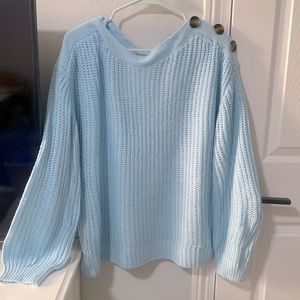 🩷3 for $20🩷 Blue knit oversized sweater
